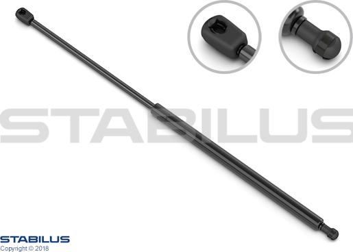 STABILUS 6325MI - Gāzes atspere, Bagāžas / Kravas nodalījuma vāks www.autospares.lv