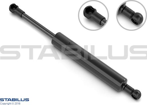 STABILUS 8491UM - Gāzes atspere, Bagāžas / Kravas nodalījuma vāks www.autospares.lv