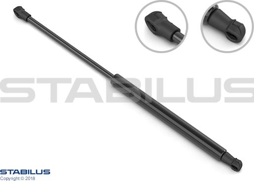 STABILUS 0825MV - Gāzes atspere, Bagāžas / Kravas nodalījuma vāks www.autospares.lv