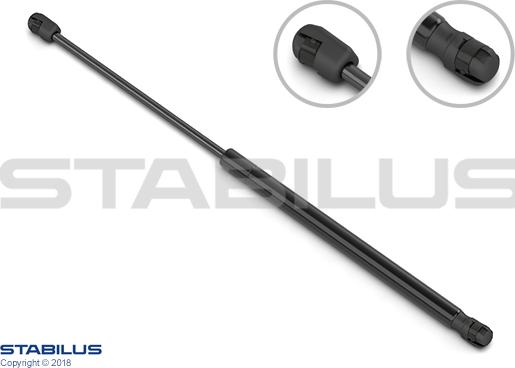 STABILUS 931146 - Gāzes atspere, Bagāžas / Kravas nodalījuma vāks www.autospares.lv