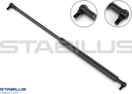 STABILUS 7836BZ - Gāzes atspere, Rezerves riteņa turētājs www.autospares.lv