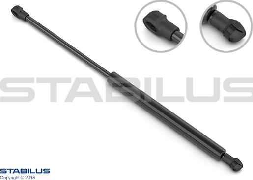 STABILUS 016980 - Газовая пружина, капот www.autospares.lv