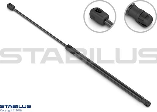 STABILUS 878353 - Gāzes atspere, Bagāžas / Kravas nodalījuma vāks autospares.lv