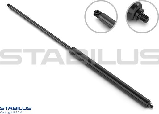 STABILUS 443837 - Gāzes atspere, Bagāžas / Kravas nodalījuma vāks www.autospares.lv