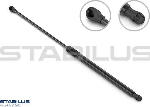 STABILUS 332965 - Gāzes atspere, Bagāžas / Kravas nodalījuma vāks www.autospares.lv