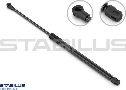 STABILUS 078405 - Gāzes atspere, Bagāžas / Kravas nodalījuma vāks www.autospares.lv