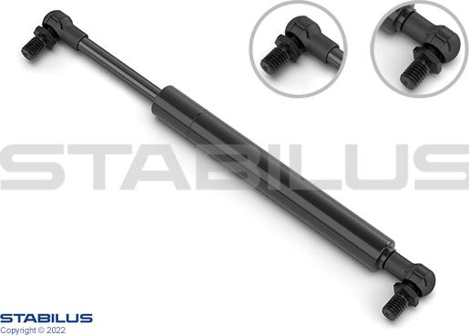 STABILUS 139611 - Gāzes atspere, Bagāžas / Kravas nodalījuma vāks www.autospares.lv