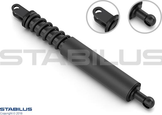 STABILUS 8889KR - Газовая пружина, упор www.autospares.lv