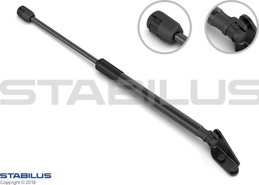 STABILUS 848951 - Gāzes atspere, Bagāžas / Kravas nodalījuma vāks www.autospares.lv