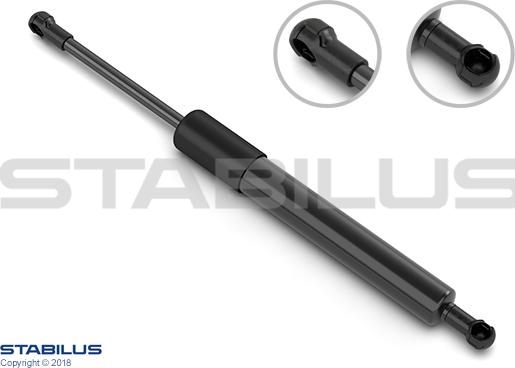 STABILUS 681167 - Gāzes atspere, Bagāžas / Kravas nodalījuma vāks www.autospares.lv