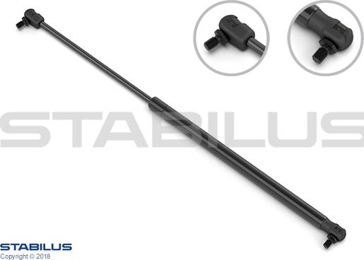 STABILUS 377169 - Gāzes atspere, Bagāžas / Kravas nodalījuma vāks www.autospares.lv