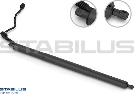 STABILUS 212017 - Elektromotors, Bagāžas nod. vāks www.autospares.lv