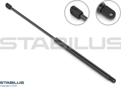 STABILUS 284785 - Gāzes atspere, Bagāžas / Kravas nodalījuma vāks www.autospares.lv