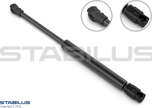 STABILUS 315511 - Gāzes atspere, Plaukts (Bagāžas nodalījums) www.autospares.lv