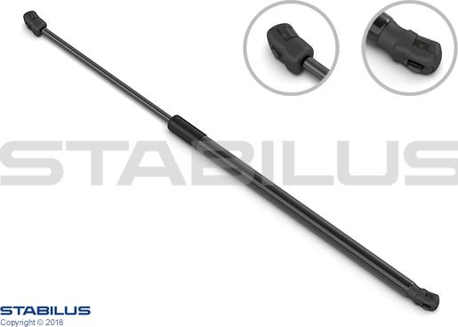 STABILUS 717721 - Gāzes atspere, Bagāžas / Kravas nodalījuma vāks www.autospares.lv