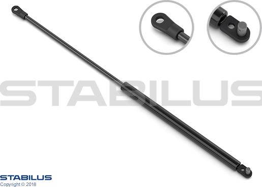 STABILUS 7303DE - Gāzes atspere, Bagāžas / Kravas nodalījuma vāks www.autospares.lv