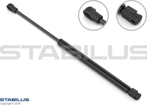 STABILUS 725367 - Gāzes atspere, Bagāžas / Kravas nodalījuma vāks www.autospares.lv