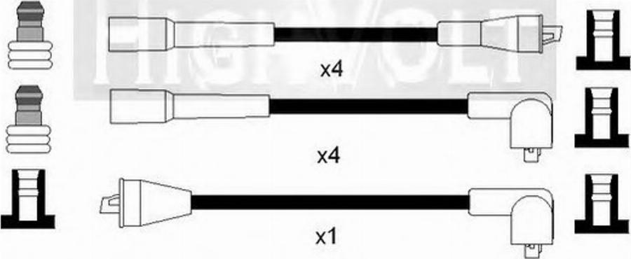 Standard OEF964 - Augstsprieguma vadu komplekts www.autospares.lv