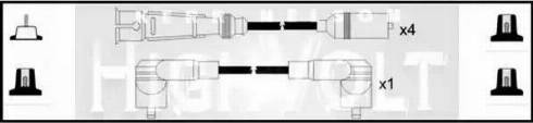 Standard OEF673 - Augstsprieguma vadu komplekts www.autospares.lv