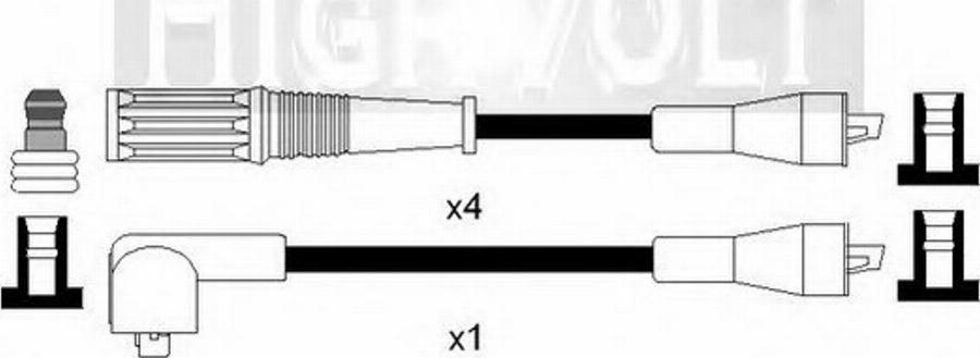 Standard OEF192 - Augstsprieguma vadu komplekts www.autospares.lv