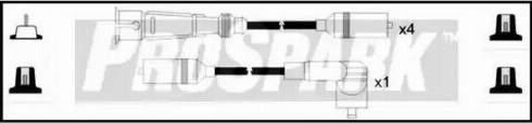 Standard OES608 - Augstsprieguma vadu komplekts www.autospares.lv