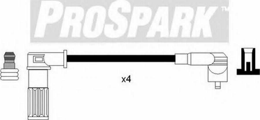 Standard OES683 - Augstsprieguma vadu komplekts www.autospares.lv