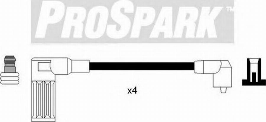 Standard OES293 - Augstsprieguma vadu komplekts www.autospares.lv