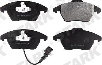 Stark SKAD-1008 - Brake Pad Set, disc brake www.autospares.lv