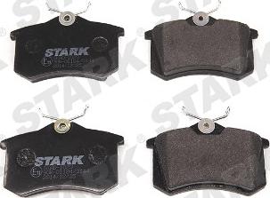 Stark SKAD-1023 - Тормозные колодки, дисковые, комплект www.autospares.lv