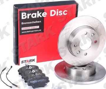 Stark SKBK-1090094 - Bremžu komplekts, Disku bremzes autospares.lv