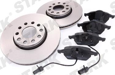 Stark SKBK-1090093 - Brake Set, disc brakes www.autospares.lv