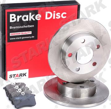 Stark SKBK-1090051 - Bremžu komplekts, Disku bremzes autospares.lv