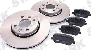 Stark SKBK-1090053 - Brake Set, disc brakes www.autospares.lv