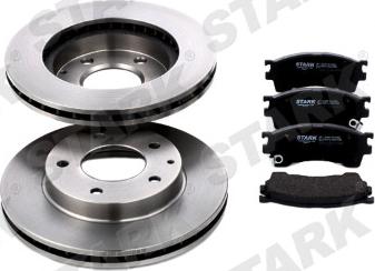 Stark SKBK-1090057 - Brake Set, disc brakes www.autospares.lv