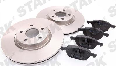 Stark SKBK-1090061 - Brake Set, disc brakes www.autospares.lv