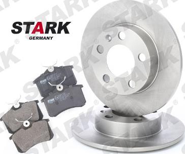 Stark SKBK-1090001 - Bremžu komplekts, Disku bremzes autospares.lv