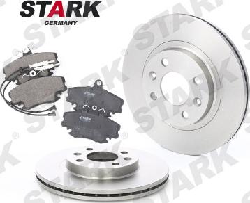 Stark SKBK-1090016 - Bremžu komplekts, Disku bremzes www.autospares.lv