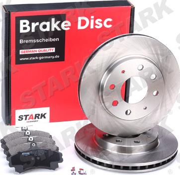 Stark SKBK-1090084 - Bremžu komplekts, Disku bremzes autospares.lv