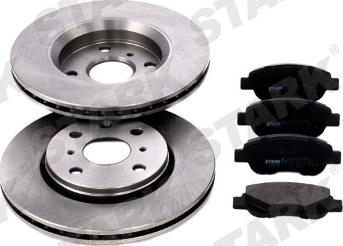 Stark SKBK-1090020 - Brake Set, disc brakes www.autospares.lv