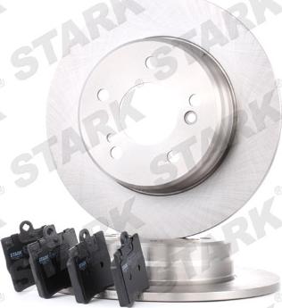 Stark SKBK-1090027 - Bremžu komplekts, Disku bremzes www.autospares.lv