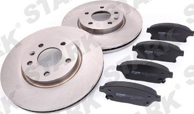 Stark SKBK-1090074 - Brake Set, disc brakes www.autospares.lv