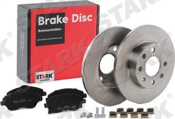 Stark SKBK-1090155 - Bremžu komplekts, Disku bremzes www.autospares.lv