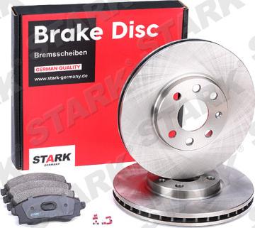 Stark SKBK-1090116 - Bremžu komplekts, Disku bremzes www.autospares.lv