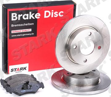 Stark SKBK-1090138 - Bremžu komplekts, Disku bremzes autospares.lv