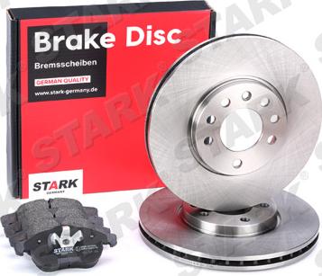 Stark SKBK-1090137 - Brake Set, disc brakes www.autospares.lv