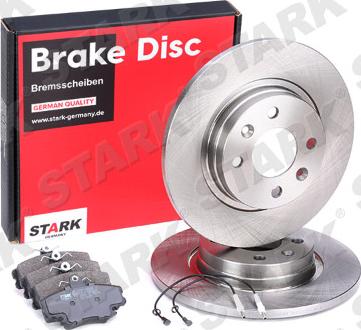 Stark SKBK-1090124 - Bremžu komplekts, Disku bremzes www.autospares.lv