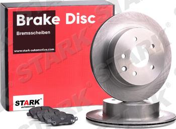 Stark SKBK-1090356 - Bremžu komplekts, Disku bremzes www.autospares.lv