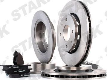 Stark SKBK-1090307 - Brake Set, disc brakes www.autospares.lv