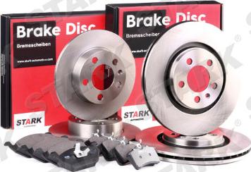 Stark SKBK-1090313 - Bremžu komplekts, Disku bremzes www.autospares.lv