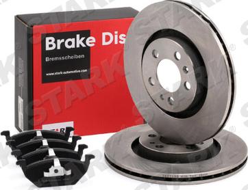 Stark SKBK-1090328 - Bremžu komplekts, Disku bremzes www.autospares.lv